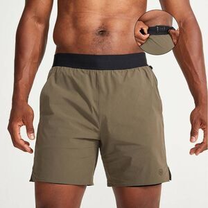 Whoop Olive ANY-WEAR Shorts XL Athletic Outdoor Running Hiking Crossfit Climbing